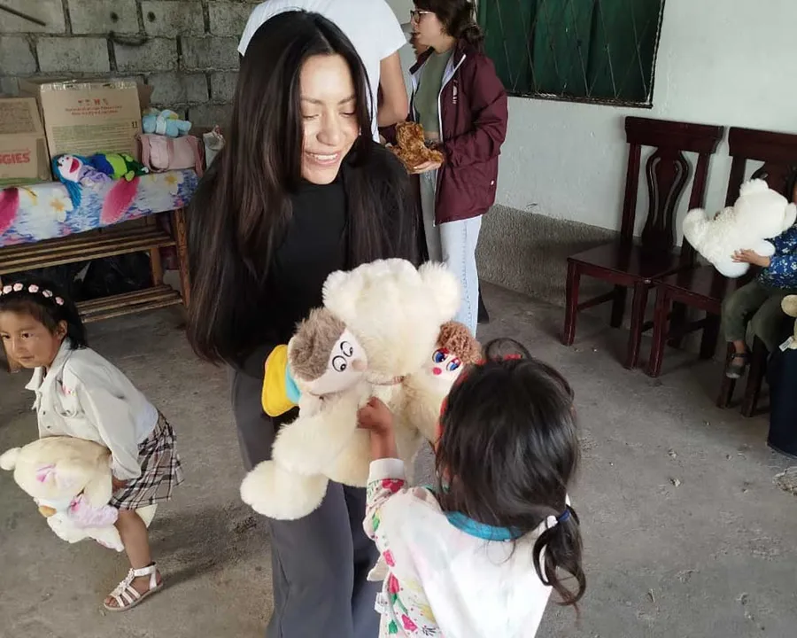 Niños y niñas del programa de apadrinamiento