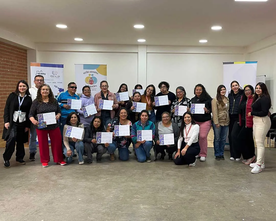 Taller de la fundación con organizaciones y comunidades
